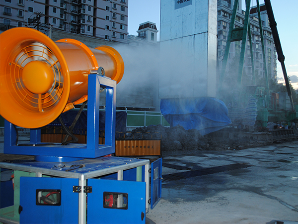 工地除塵霧炮機(jī)現(xiàn)場案例