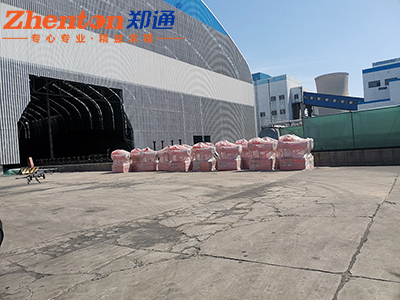 山東某電廠采購我司防爆噴霧風(fēng)機(jī)總成16臺