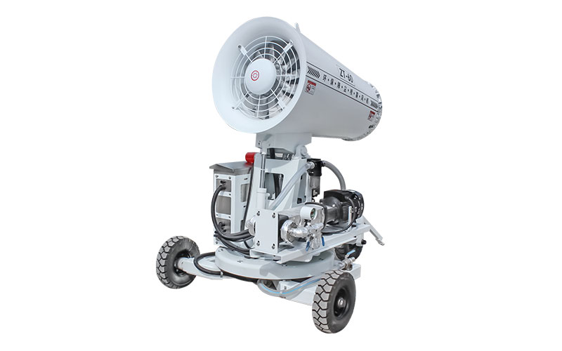 我司60米移動式快速降塵霧炮機的產(chǎn)品特點