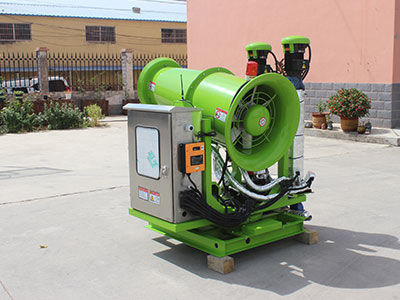 建筑垃圾破碎站使用環(huán)保降塵霧炮機(jī)效果如何呢？