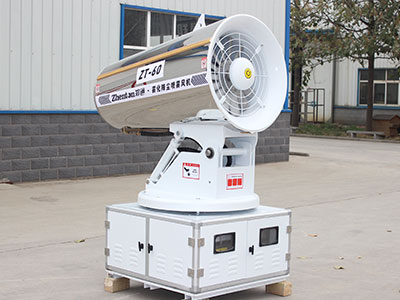 抑塵霧炮機(jī)的設(shè)備配件都有什么？具備什么特點(diǎn)？