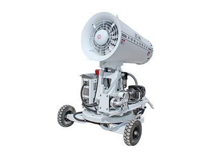 針對(duì)工廠內(nèi)粉塵，移動(dòng)式霧炮機(jī)正確的使用方式