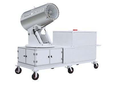 鄭通風(fēng)機新款手推箱體式霧炮機，大容量水箱，噴霧時間持久