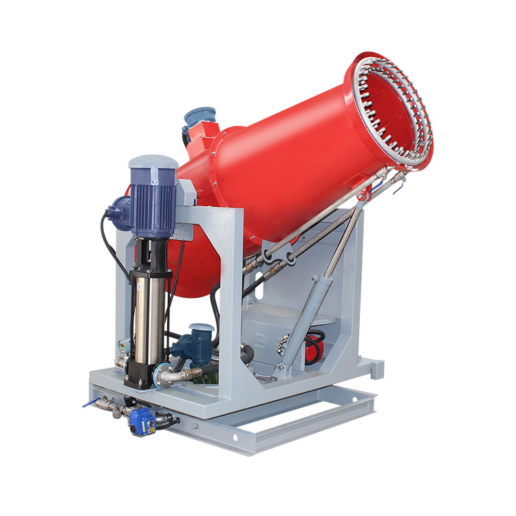 煤場專用霧炮機噴霧除塵設備效果怎么樣？