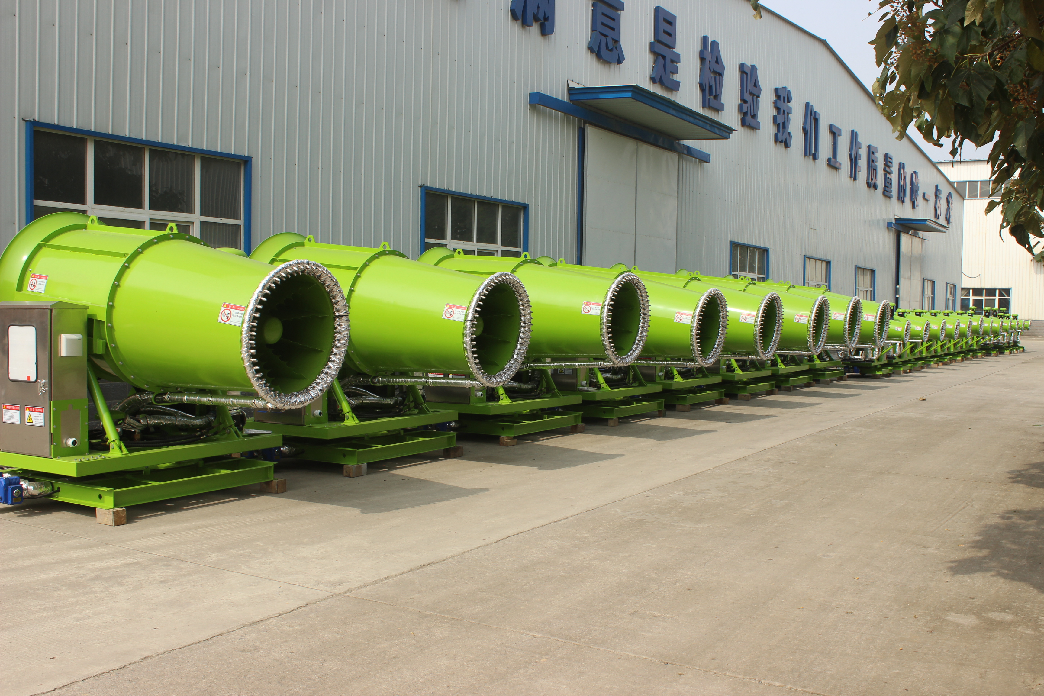 如何正確的使用固定式遠程霧炮機？