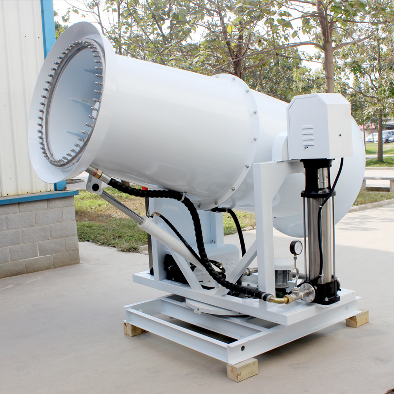 建筑工地?fù)P塵選遠(yuǎn)程除塵霧炮！