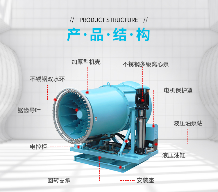 除塵霧炮機風(fēng)筒的重要性 除塵霧炮機風(fēng)筒的重要性