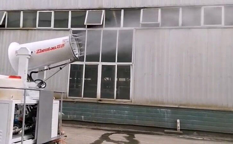 全自動(dòng)遠(yuǎn)程霧炮機(jī)有幾種常見的安裝方式？