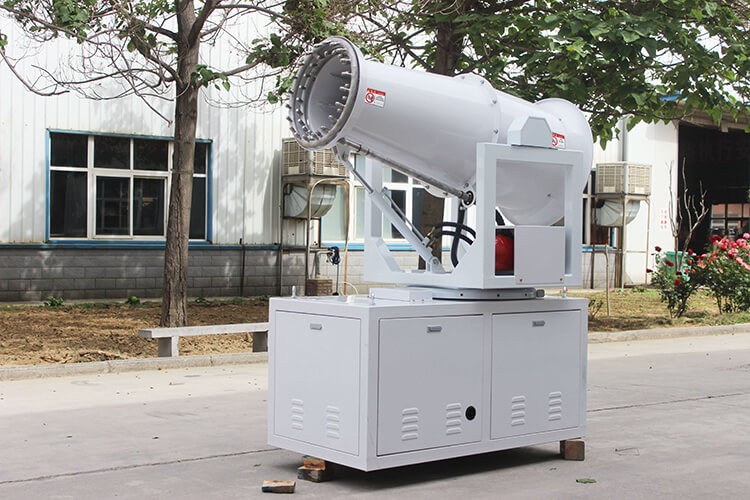 工業(yè)霧炮機的風力驅(qū)動實現(xiàn)的效果