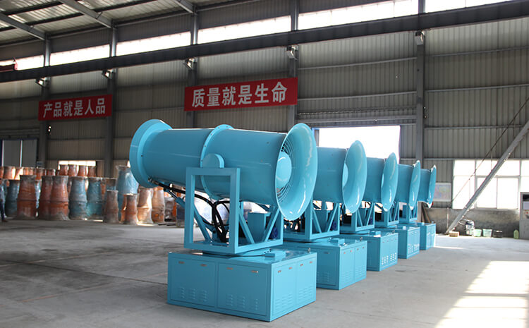 霧炮機廠家為您詳細(xì)普及關(guān)于霧炮機降塵原理的知識