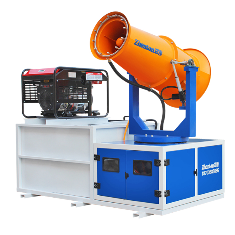 移動霧炮機風扇怎么工作的呢？